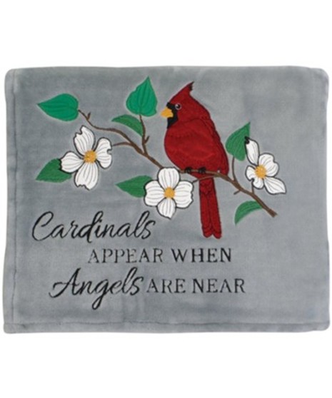 keepsake blanket with butterflies and the saying 